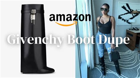 givenchy prue boots dupe|givenchy lock boots.